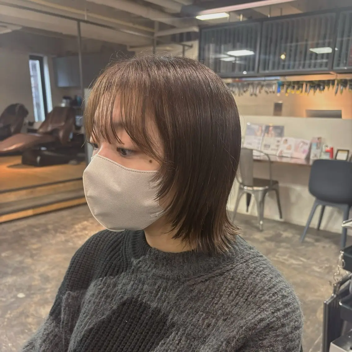 ショート 顔周りカット レイヤーカット カット 韓国ヘア/縮毛矯正 /レイヤー🫧ユイカのヘアスタイル