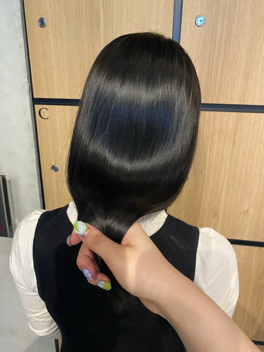 カラー ブリーチ ケアカラー カット ヘアカラー トリートメント 髪質改善サロン 梅田/ヨナミネのヘアスタイル