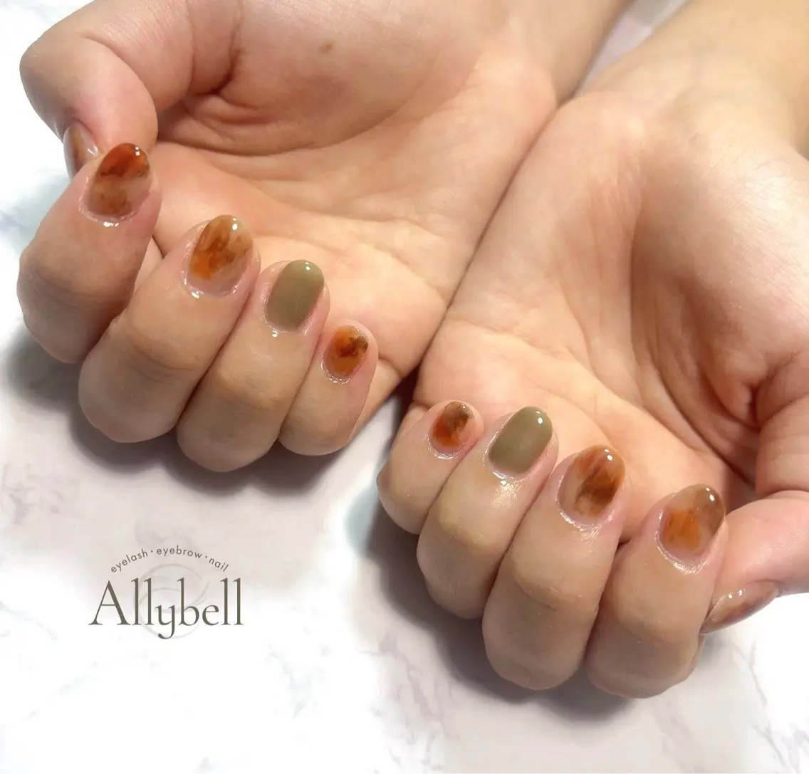 ネイル ハンドネイル Allybell🫧 Momokaのネイルデザイン