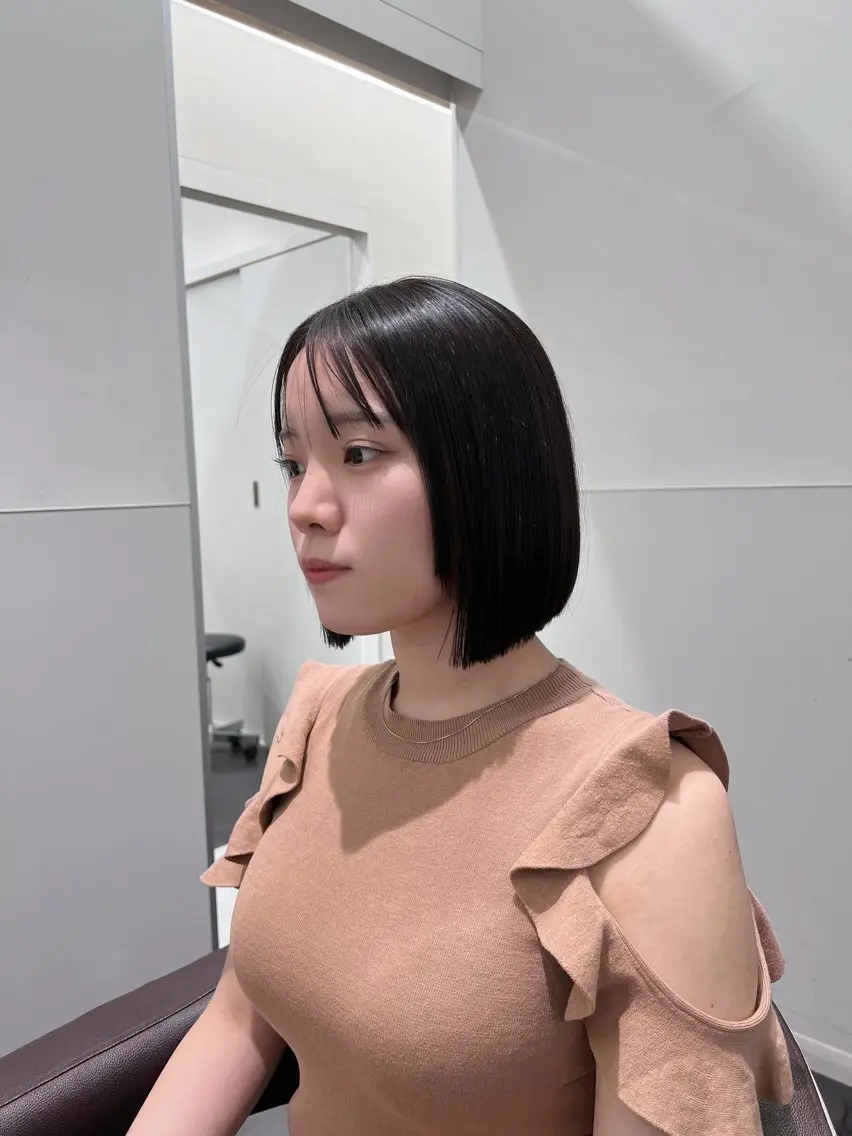 ショート カラー ボブ 髪質改善 トリートメント カット トリートメント 渋谷/ショート/ボブ 輝来のヘアスタイル