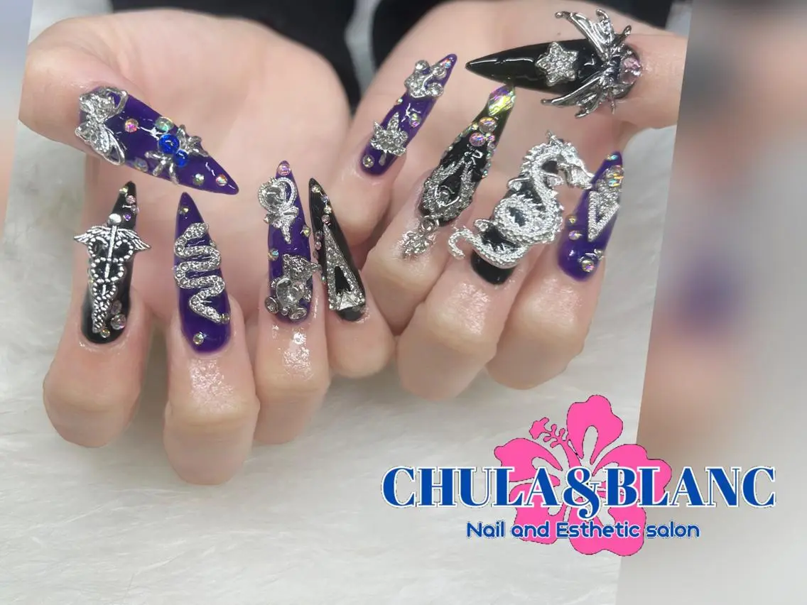 【オフあり】韓国スカルプ🌹ダイアミチップデザイン　16700円​〜​の写真