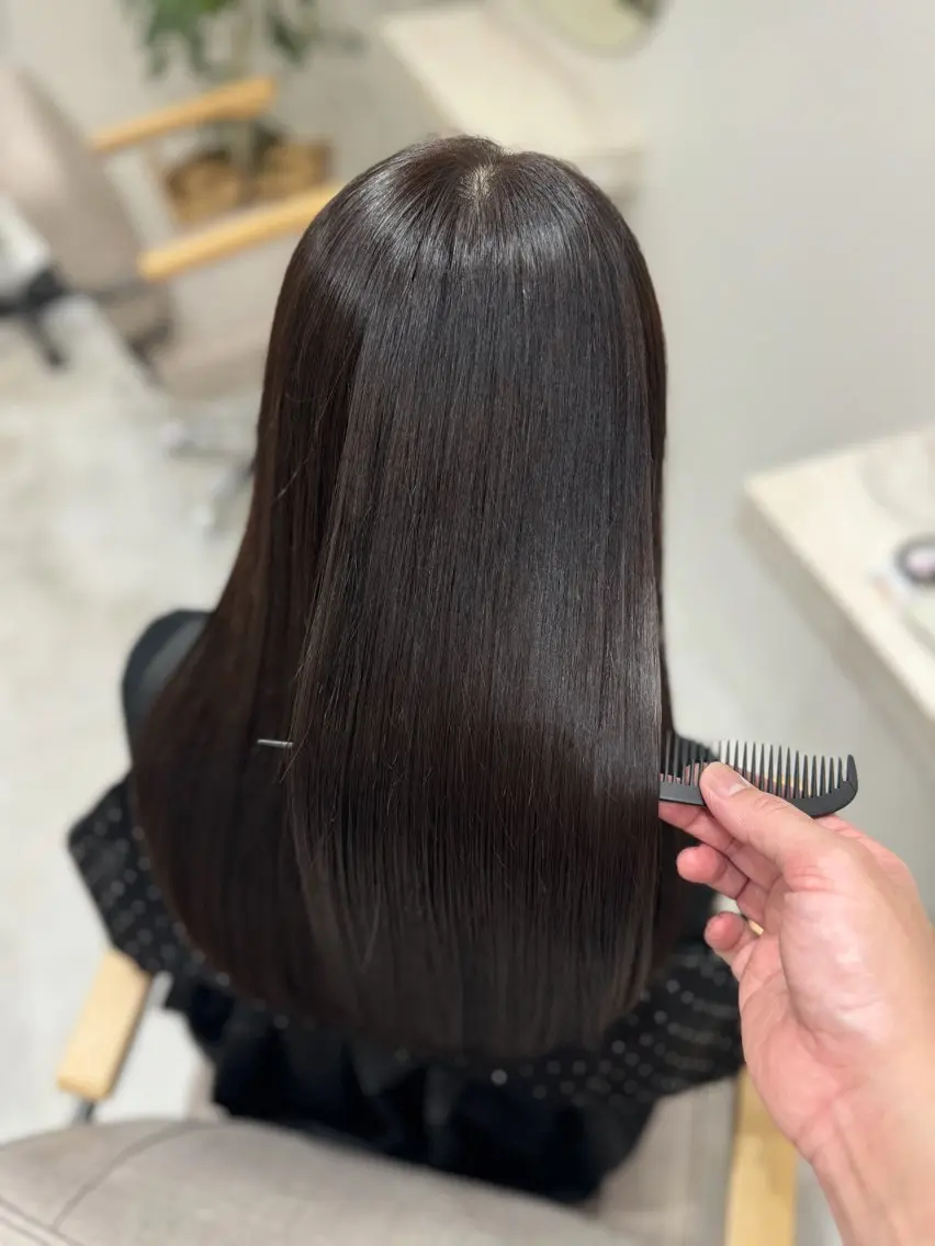 ロング 縮毛矯正 縮毛矯正 トリートメント 城崎如哉／メンズ /縮毛矯正のヘアスタイル