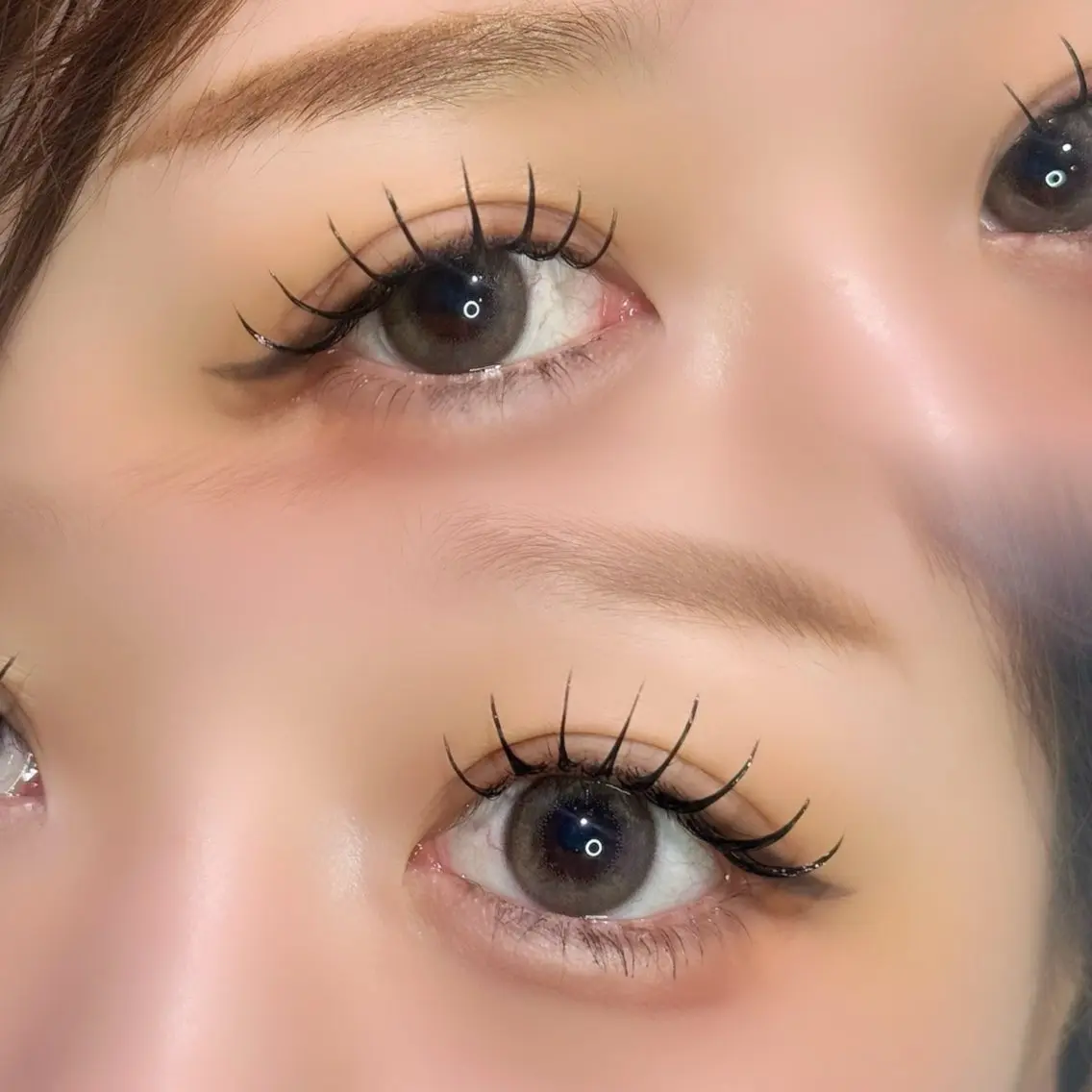 🎀 ご新規様 🎀 フラットラッシュ140本｜ブラウンに変更可◎｜下まつげメニュー追加可◎LEDに変更可◎の写真