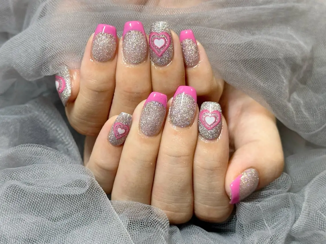 ネイル フレンチネイル ピンク ハンドネイル Nail Salon KURELLYのネイルデザイン