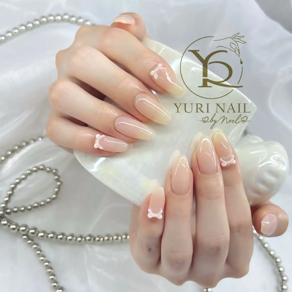 ネイル チークネイル フットネイル フレンチネイル グラデーション キラキラネイル ハンドネイル フットネイル ハンドケア YURI Nail Funabashiのネイルデザイン
