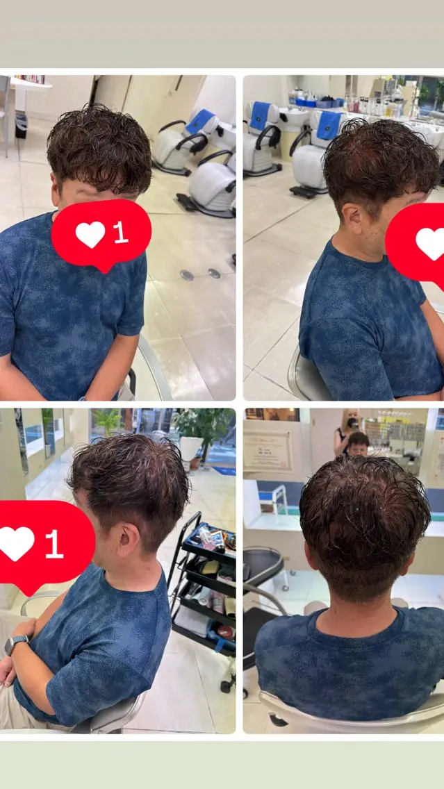 メンズ フェードカット タカハシ リナのヘアスタイル