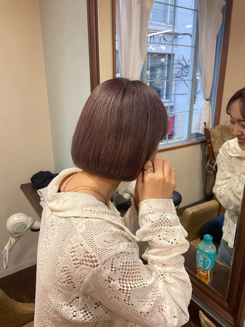 ミディアム ボブ 稲本麻衣 【韓国ヘア】のヘアスタイル
