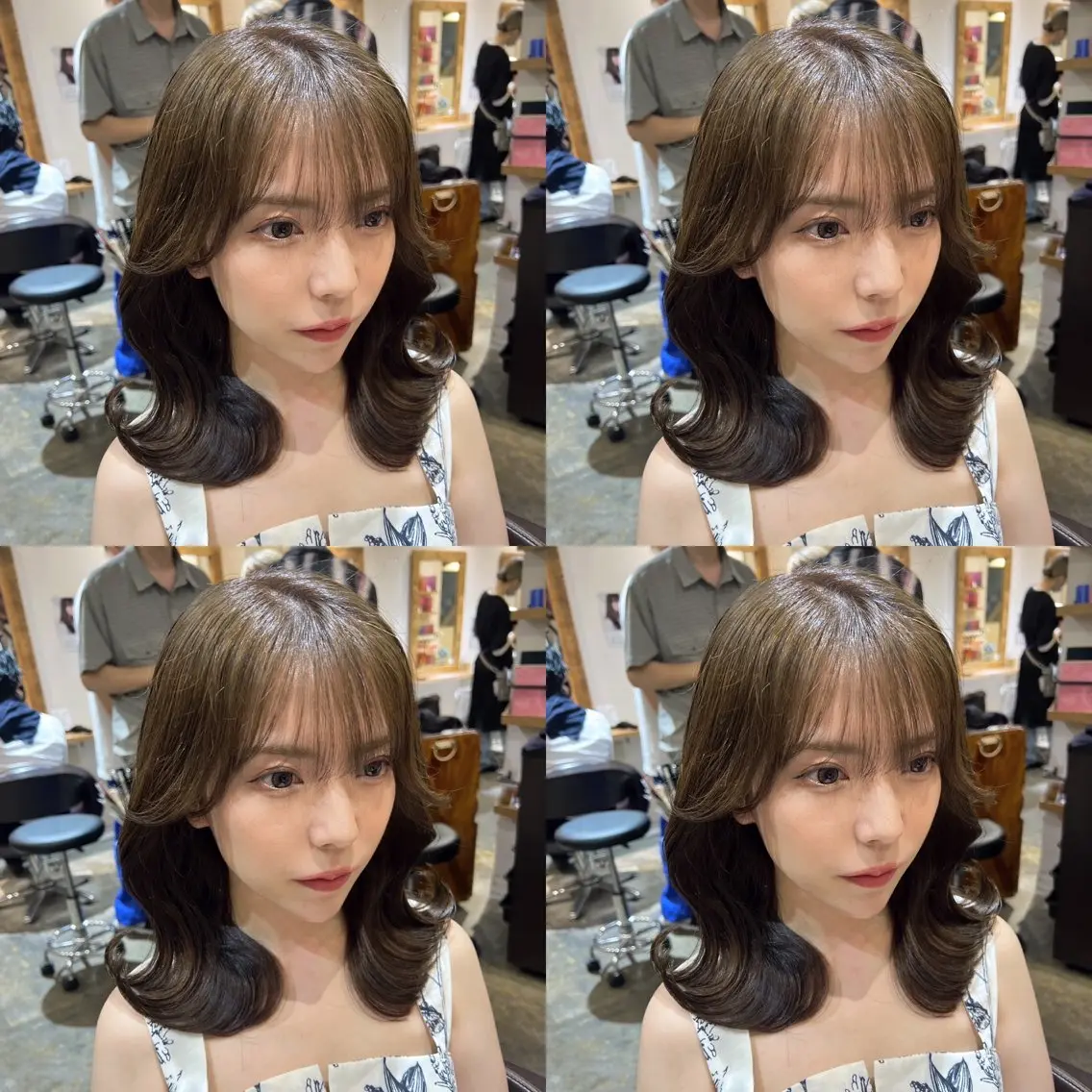 ミディアム カラー レイヤー×艶髪特化 マネージャー安藤光司のヘアスタイル