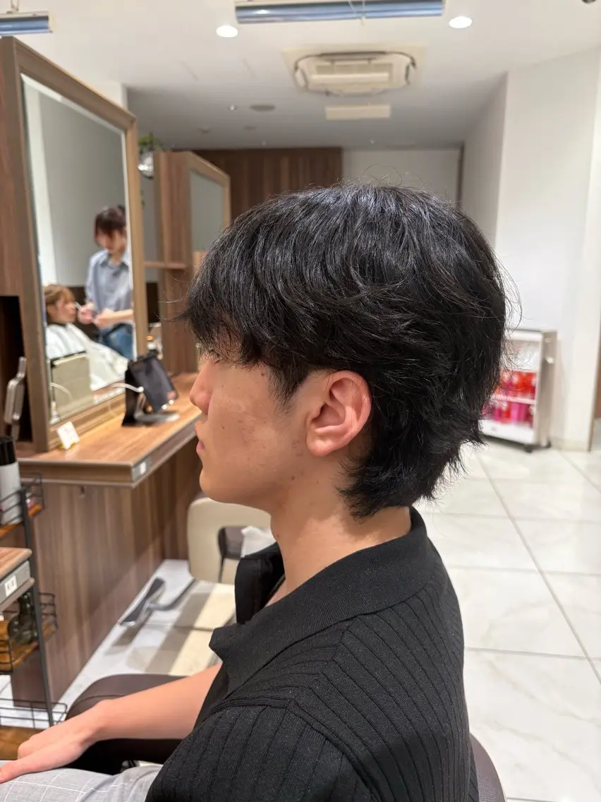 メンズ 縮毛矯正特化💎& 透明感カラー✨レオのヘアスタイル