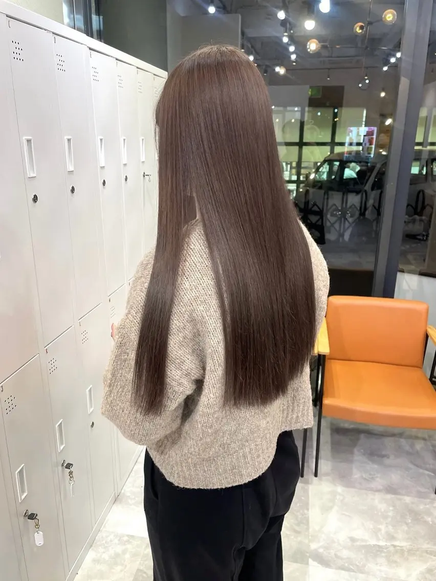 ロング カラー トリートメント 盛れる顔まわり✨🎀 レイヤー別所好葉のヘアスタイル