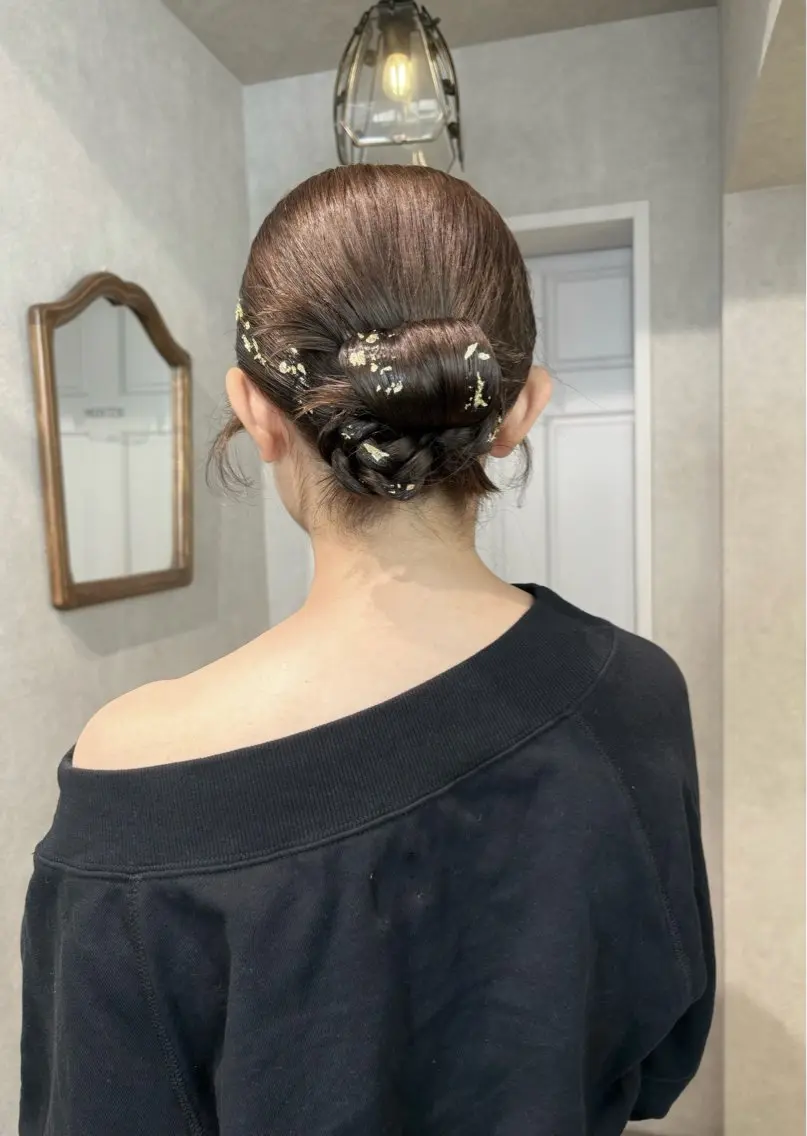 ミディアム ヘアセット 透明感モテスタイル 💞SHIORI💞のヘアスタイル