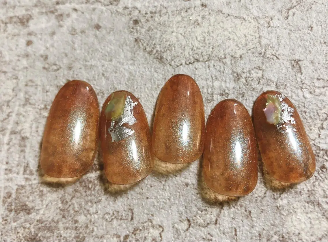 ネイル シンプルネイル 春ネイル kiki nail &brow二子玉川のネイルデザイン