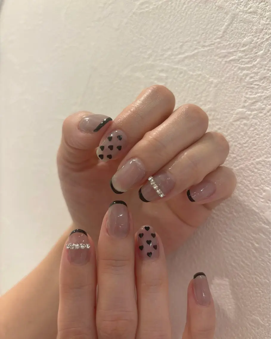 ネイル ハート ハンドネイル Ann nailのネイルデザイン