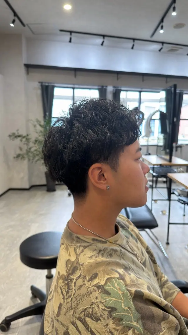 メンズ✨カット＋ツイストスパイラルの写真