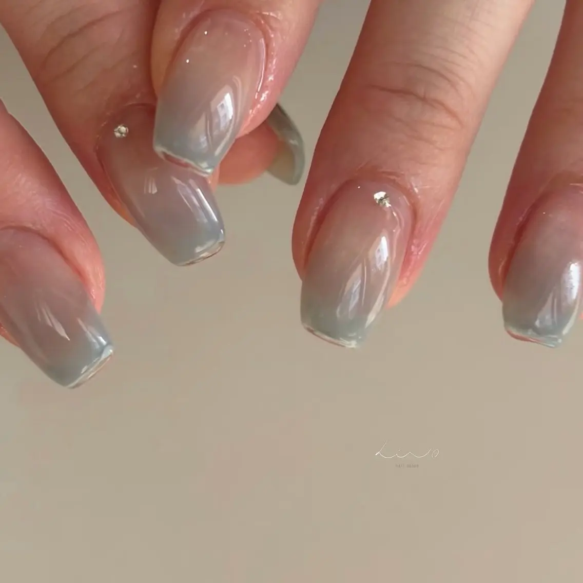 ネイル ニュアンスネイル ショートネイル ハンドネイル nail salon linoのネイルデザイン