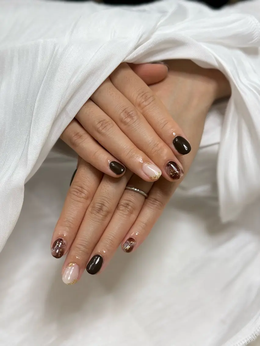 ネイル ハンドネイル ハンドケア Brillant🩵 三軒茶屋のネイルデザイン