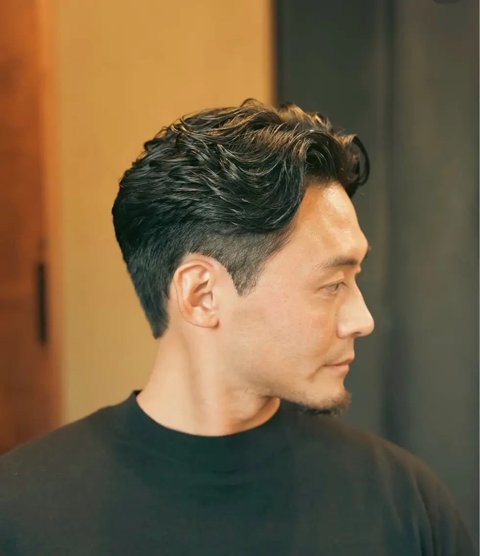 ショート パーマ カット パーマ メンズカット✂️ パーマ🌀 サトエリのヘアスタイル