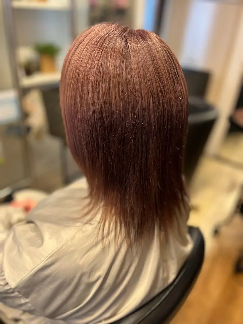 春カラー✨カラーオーガニックフルカラー髪質改善進化トリートメント🌸の写真