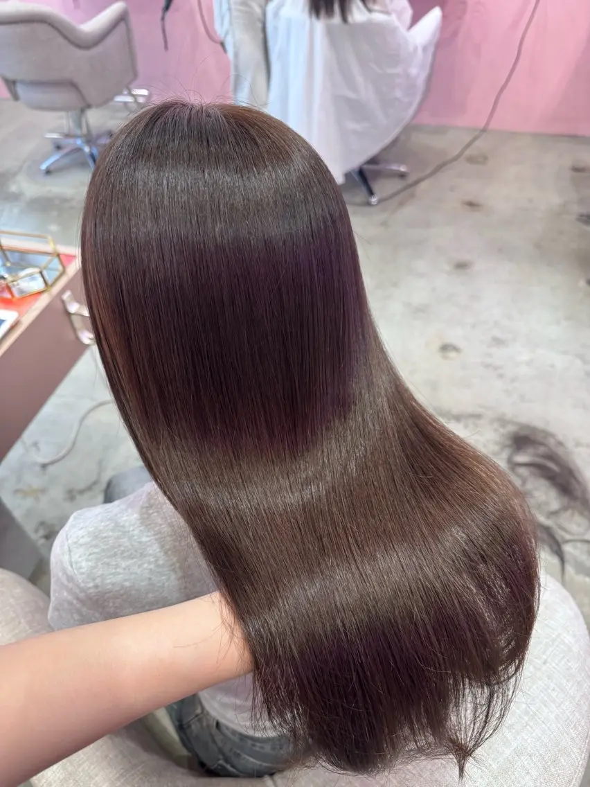 ロング カット ヘアカラー 艶カラー✨レイヤー 𝐚𝐲𝐚𝐤𝐚のヘアスタイル