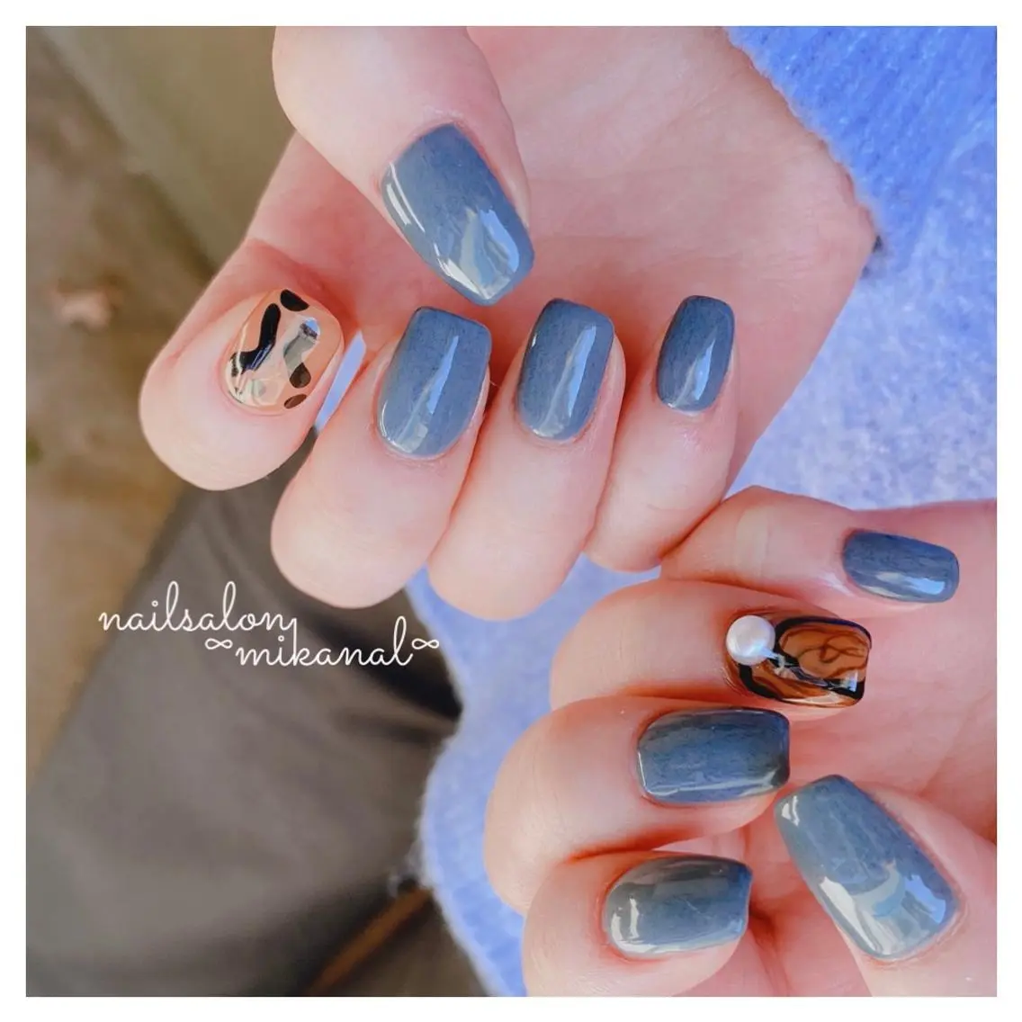 ネイル ハンドネイル フットネイル nailsalon ∞ ﾐｶﾅﾙ ∞のネイルデザイン