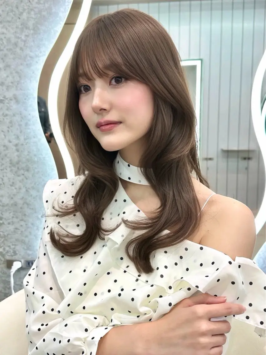 ロング ヘアアレンジ カット ヘアカラー トリートメント ヘアセット 大宮ブリーチ縮毛⭕️ 暗髪レイヤーしょうまのヘアスタイル
