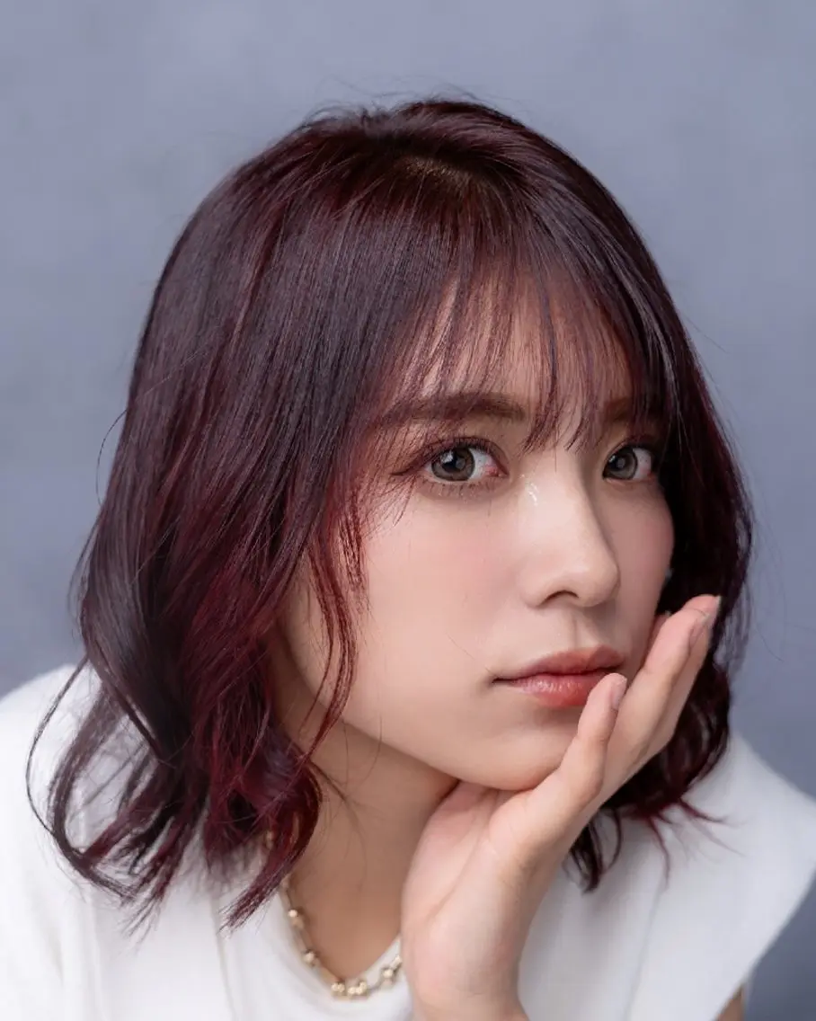 ミディアム カラー 松尾 泰伸のヘアスタイル