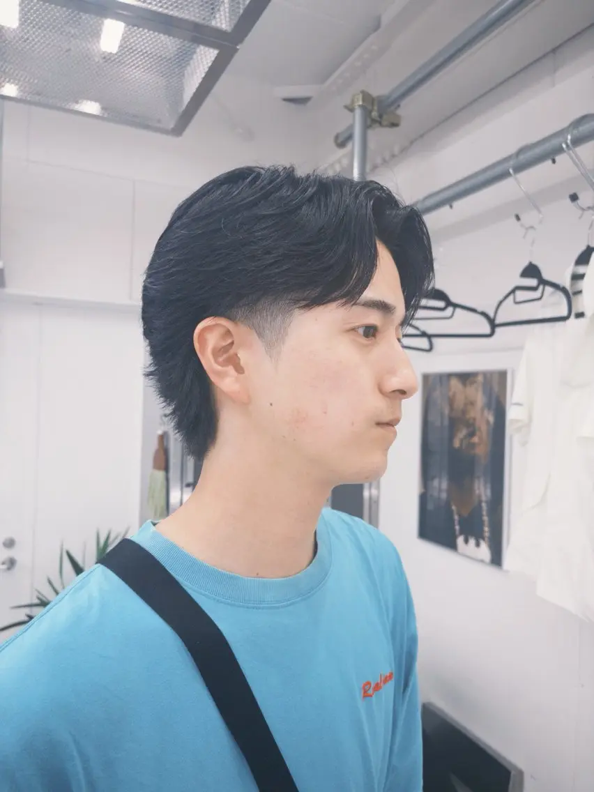 ミディアム メンズ メンズ特化理容師 シュンのヘアスタイル