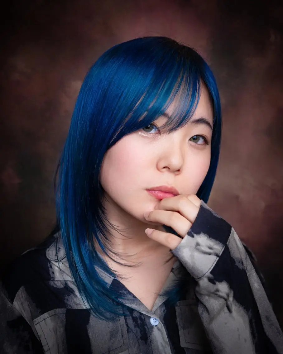 セミロング カラー 松尾 泰伸のヘアスタイル