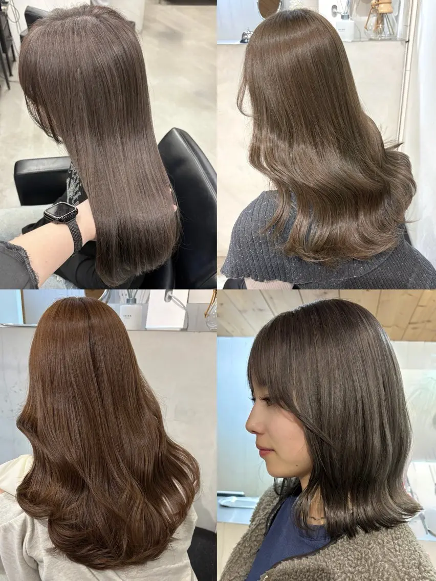 カラー ヘアカラー ダブルカラー/寒色 カラー/リリカ🦕のヘアスタイル