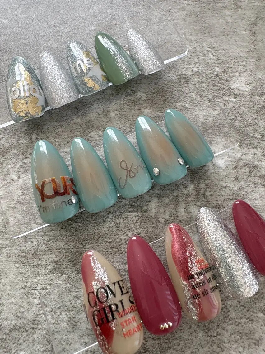 ネイル ハンドネイル belly nail 広島市𖤐˒˒のネイルデザイン