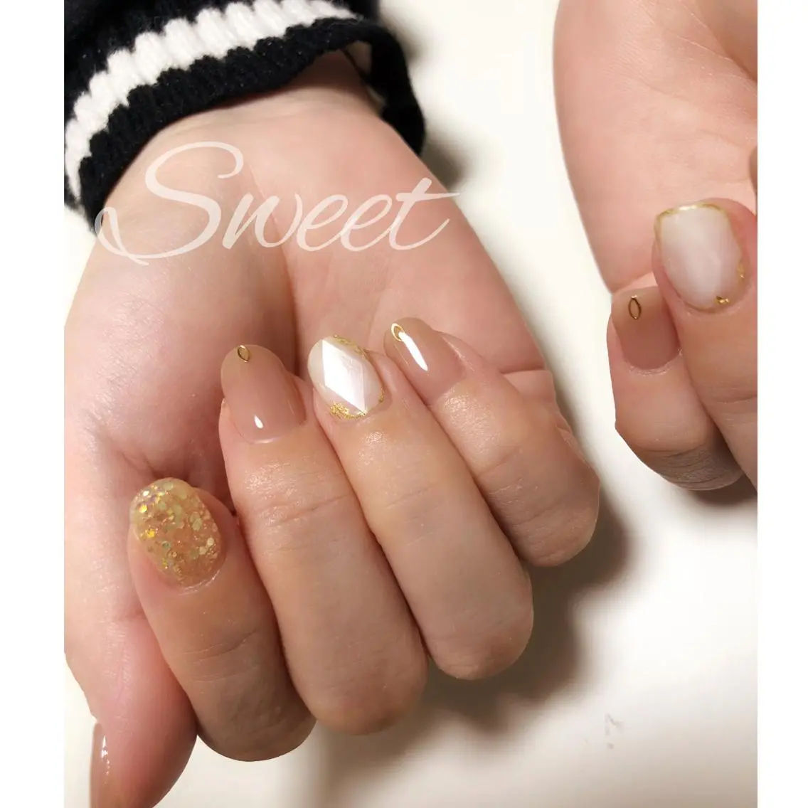 ネイル sweet 仲野陽子のネイルデザイン