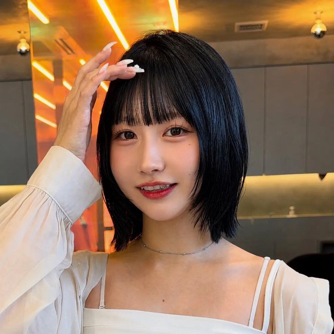 ミディアム カラー カット トリートメント 🩷小川大輔🩷 ボブ/インナーカラーのヘアスタイル