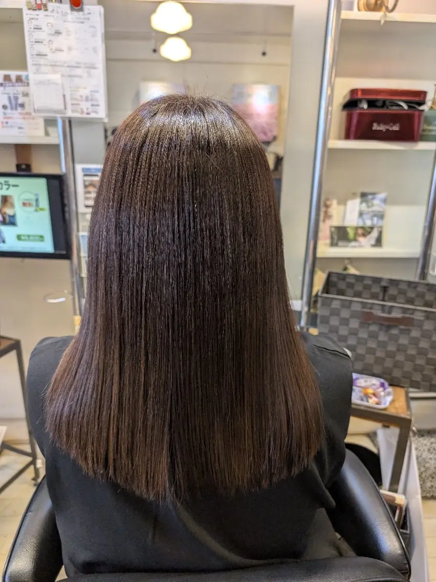 ロング カット ヘアカラー トリートメント 椎橋 美帆野のヘアスタイル