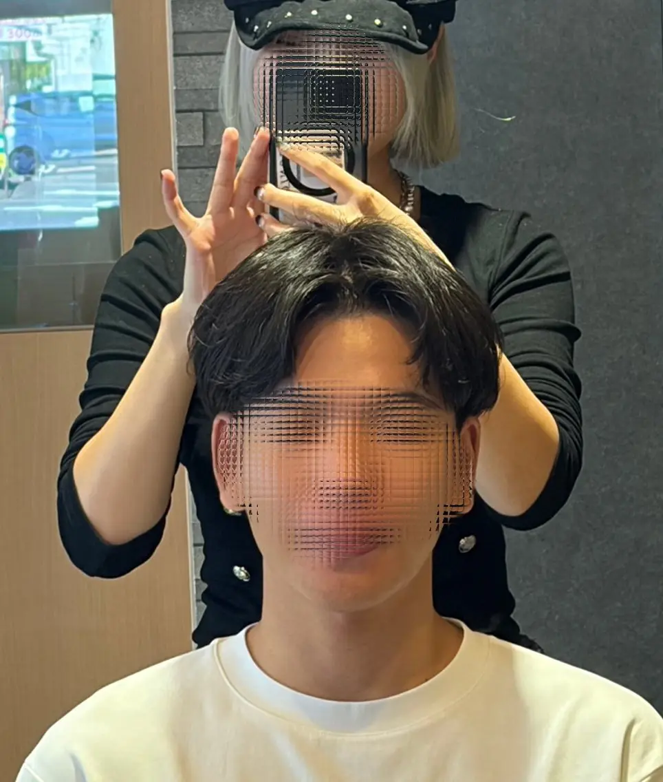 メンズ パーマ 18歳最速美容師 /羽田野紗可のヘアスタイル