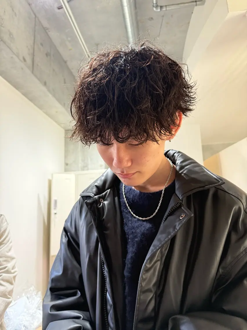 【土・日曜日限定】メンズカット＋全パーマの写真