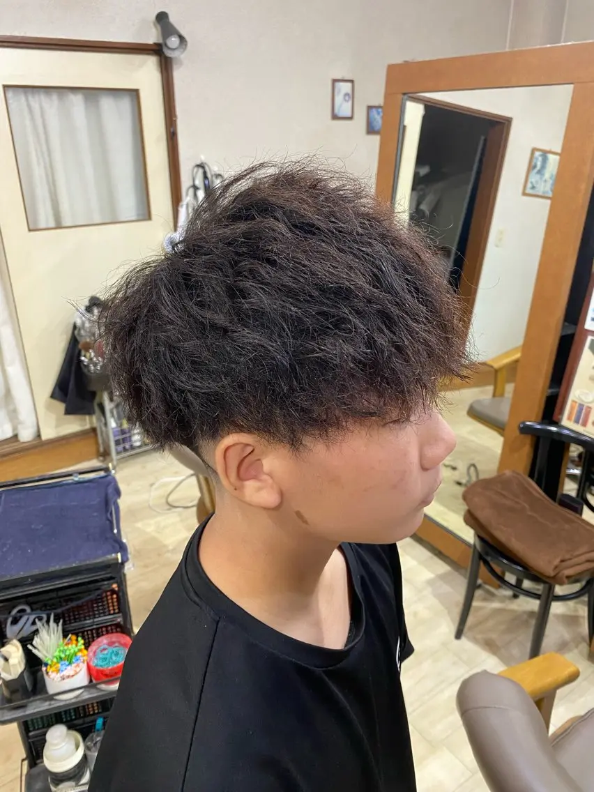 メンズ メンズパーマ パーマ コレクションズ'Y 安藤 梨美乃のマツエク・マツパデザイン