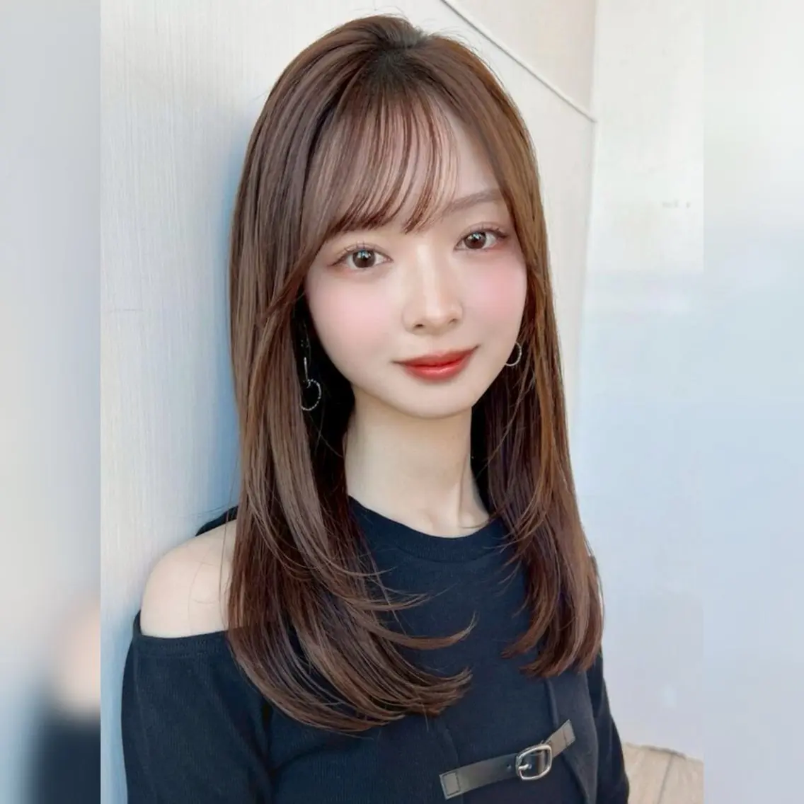 ロング カラー 顔まわりレイヤー レイヤーカット ロング カット ヘアカラー トリートメント レイヤー/艶感カラー /メンズ/KOSEIのヘアスタイル