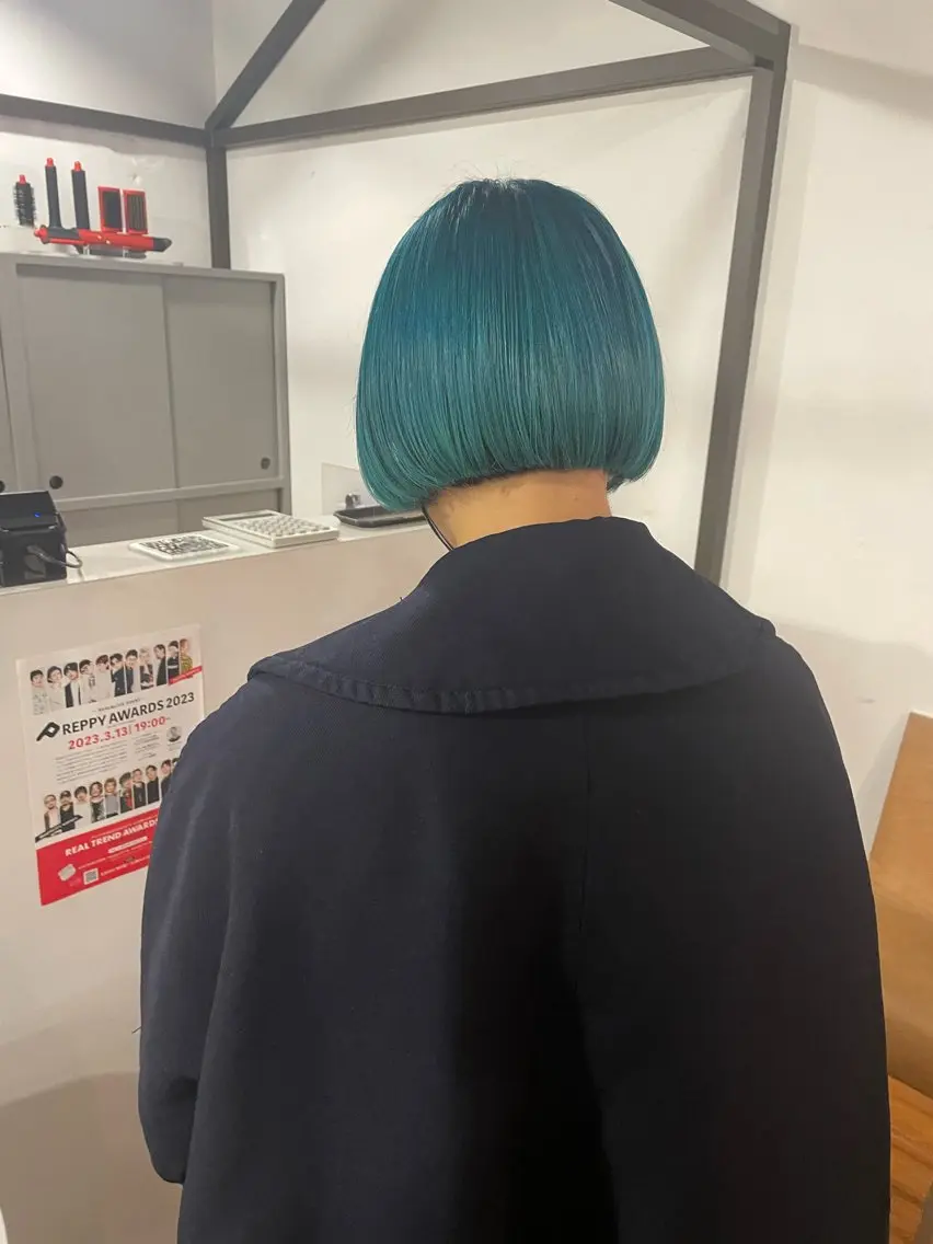 カット+ケアブリーチダブルカラー+3stepトリートメントの写真