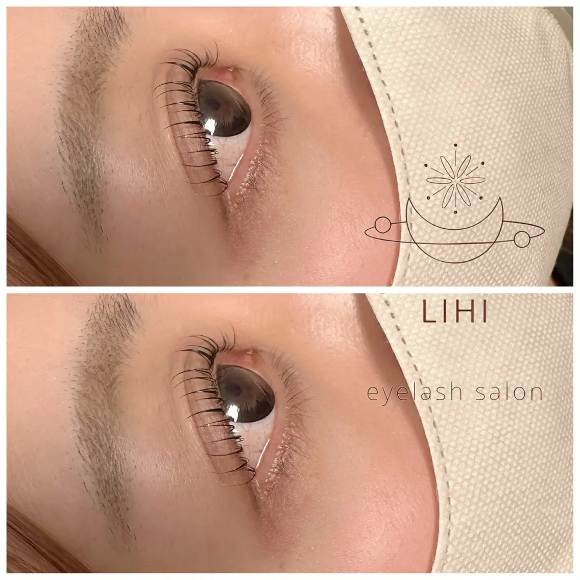 マツエク・マツパ 一重×まつ毛パーマ LIHI☽ YanoMikiのマツエク・マツパデザイン