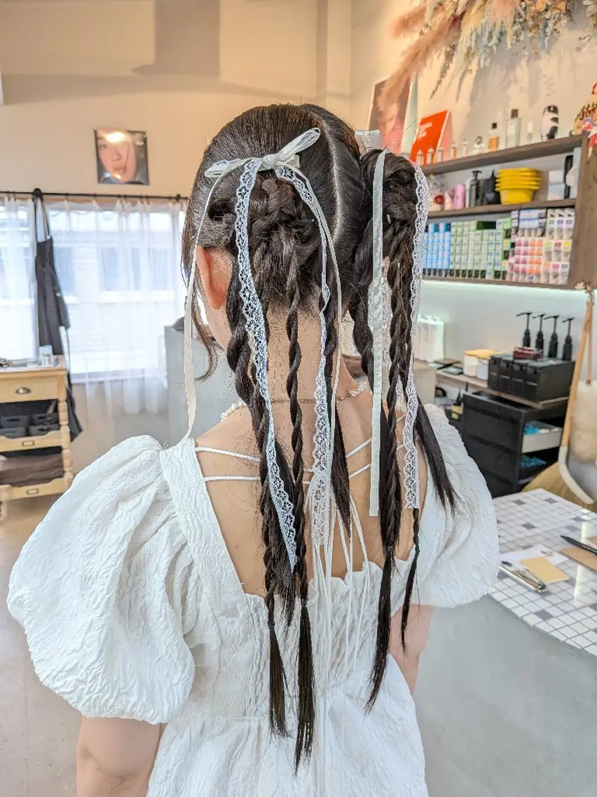 ロング ヘアアレンジ ヘアセット 🍀【脱芋】 tomoha🍀のヘアスタイル