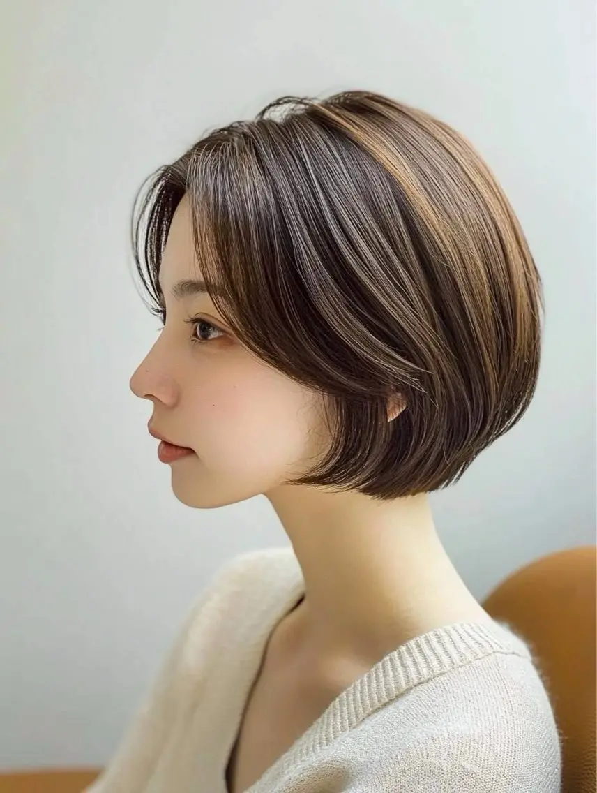 ショート カット 美髪カラー🦋韓国風 カット🤍/マナミのヘアスタイル