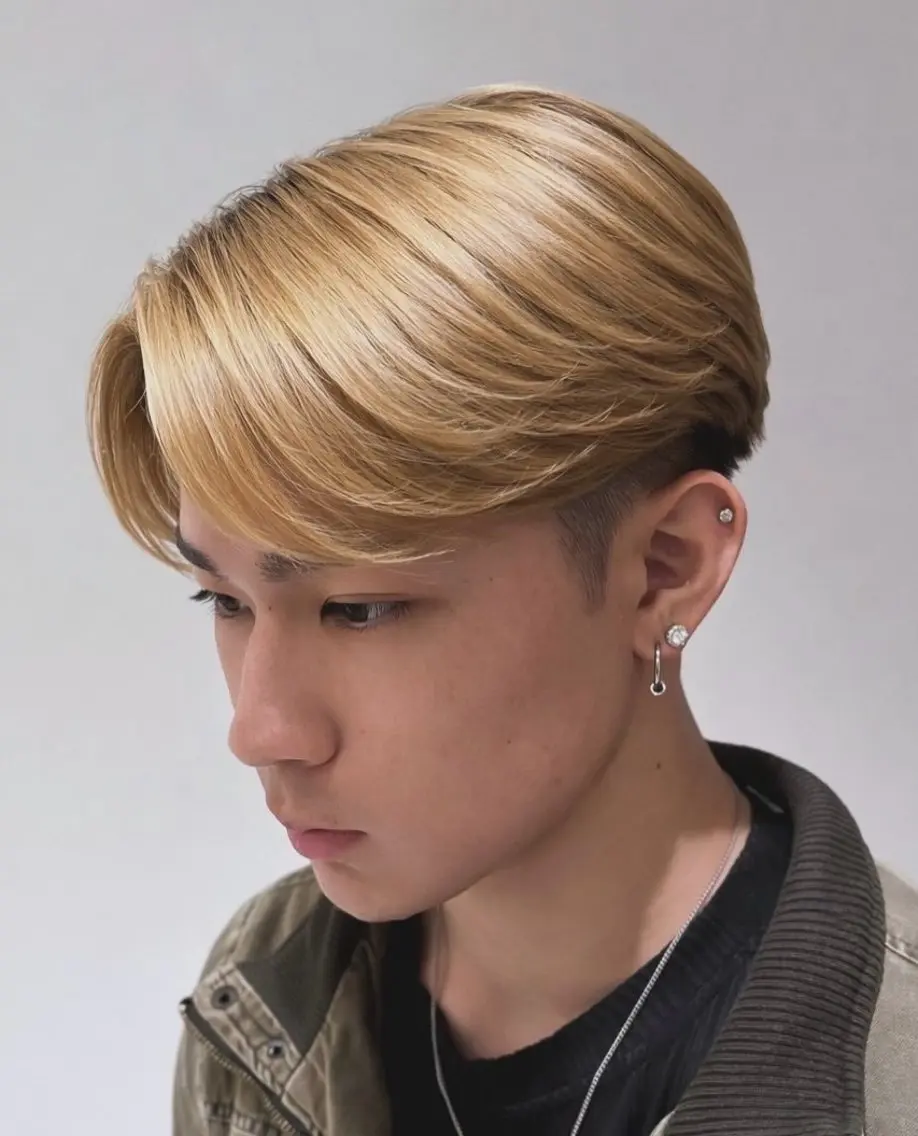 カラー メンズ カット ヘアカラー メンズパーマ💎& 曲がる縮毛矯正✨レオのヘアスタイル