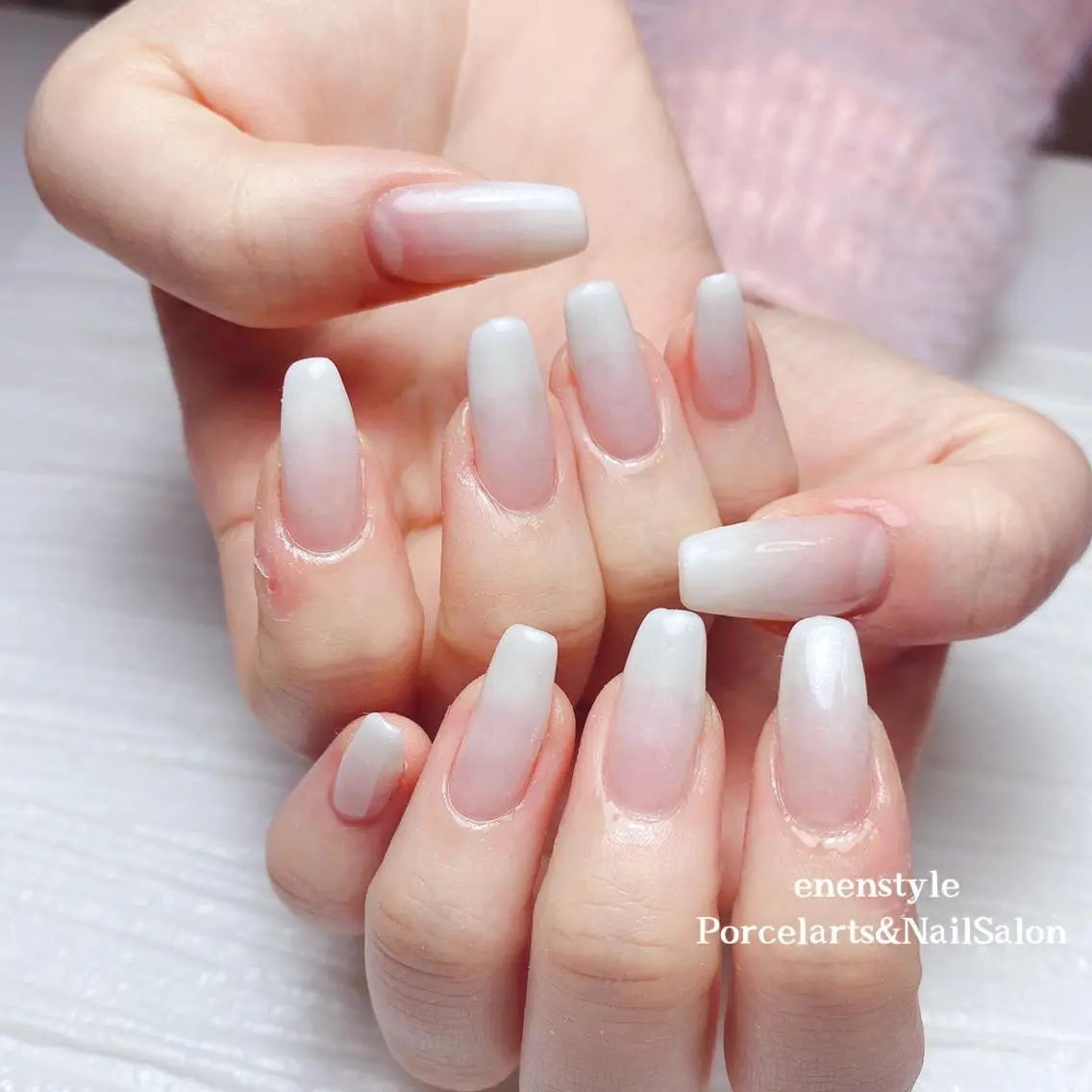 ミディアム ネイル 🐾enen style 🐾のネイルデザイン