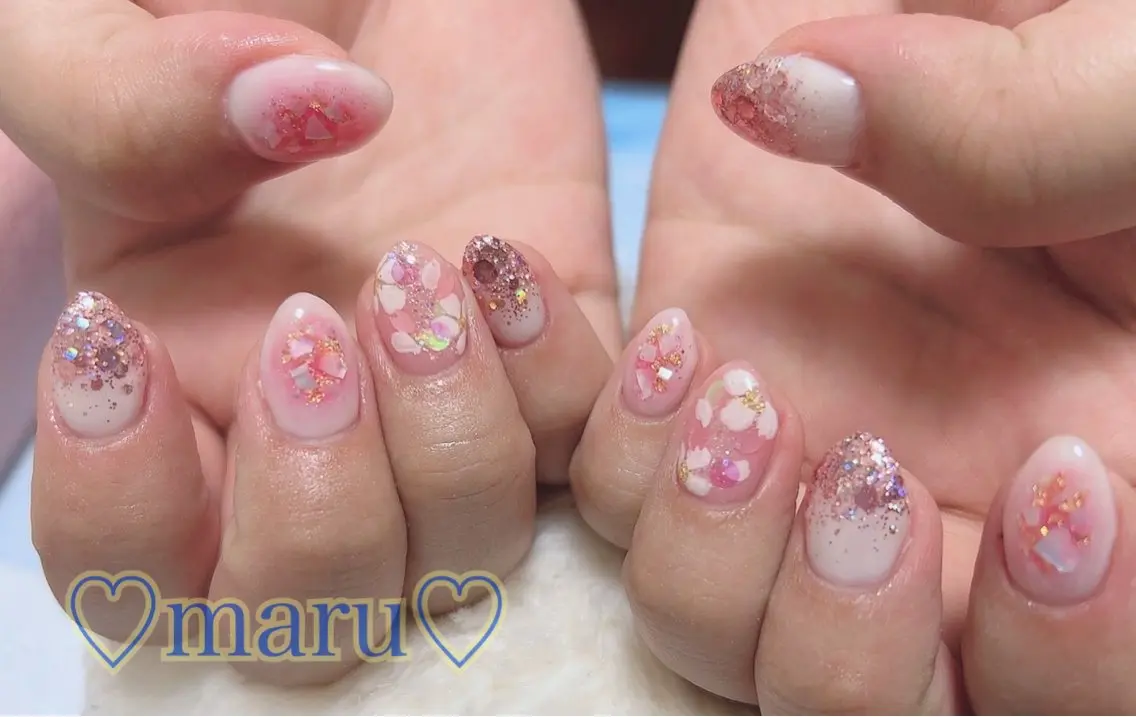 ネイル ハンドネイル フットネイル まるみ ♡のその他イメージ
