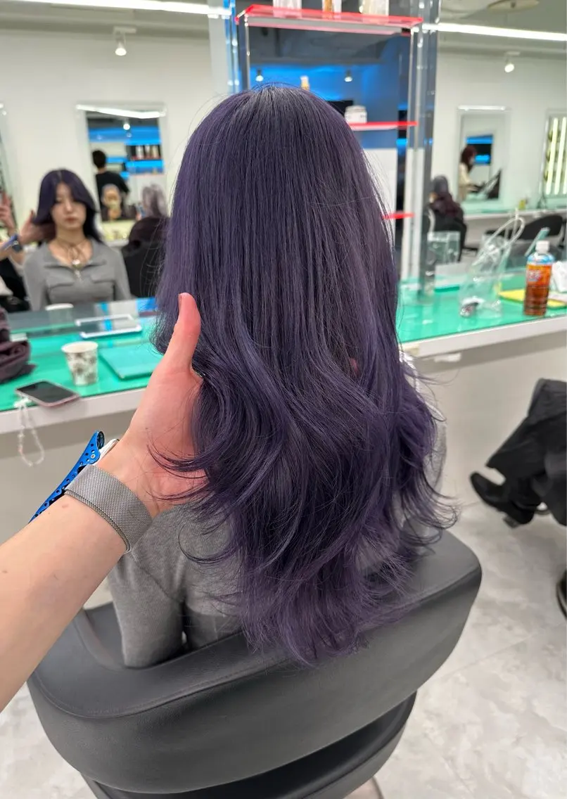 ロング カラー 髪質改善 韓国風ヘア 中韓レイヤー/ ブラウン🤎はやとのヘアスタイル