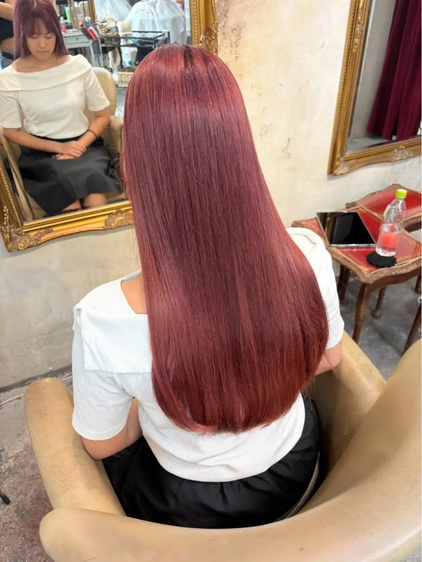 カラー ブリーチ marie-anne 浜松元目店のヘアスタイル