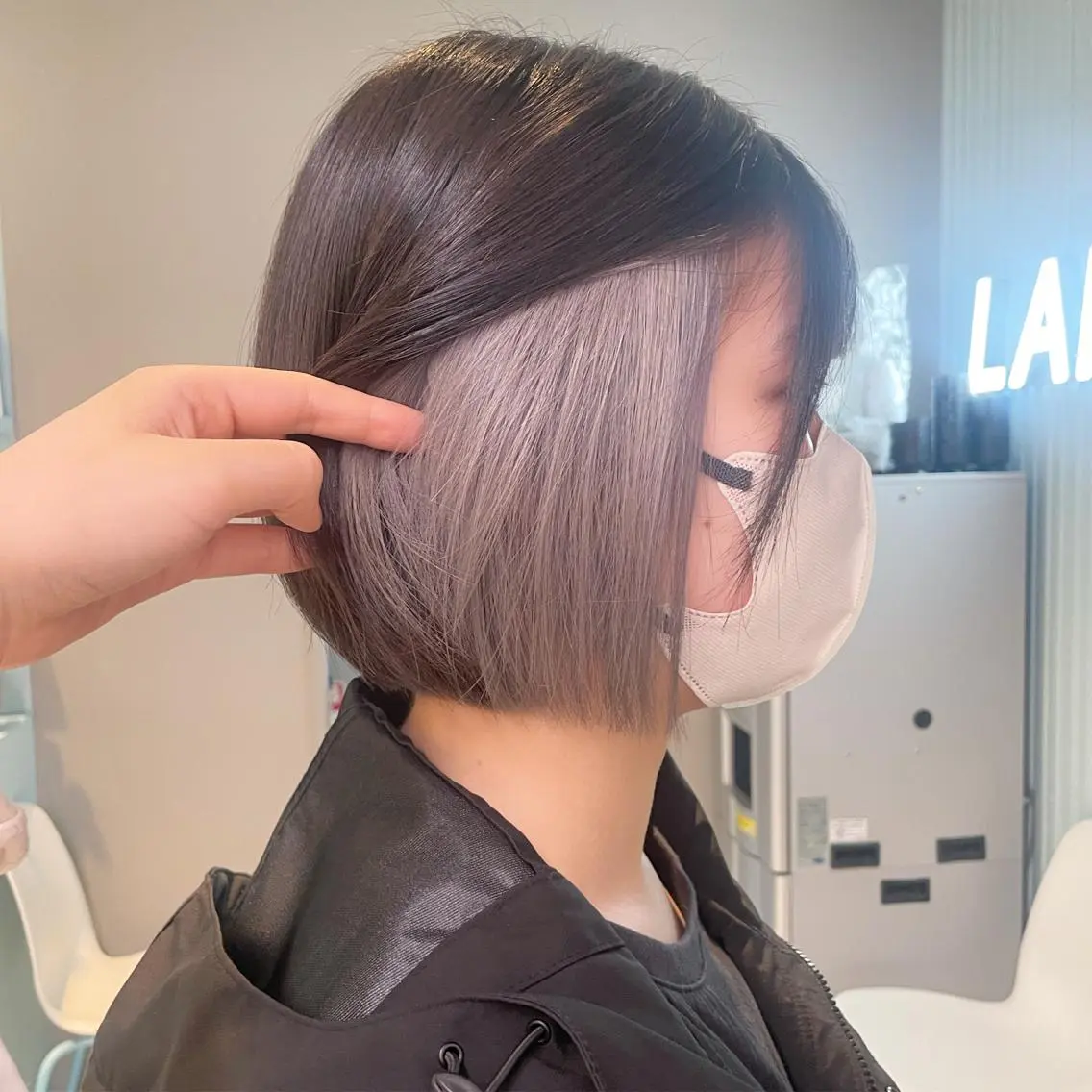 ショート カラー 【美髪矯正/絹髪】 🎀hinano🎀のヘアスタイル