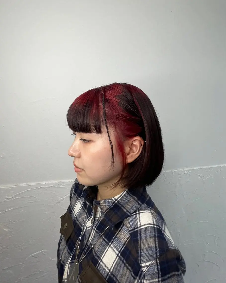ショート カラー ヘアアレンジ メンズ キッズ メンズブリーチ ブリーチ デザインカラー 🦠デザインカラー/ 魚瀬あおい🦠のヘアスタイル