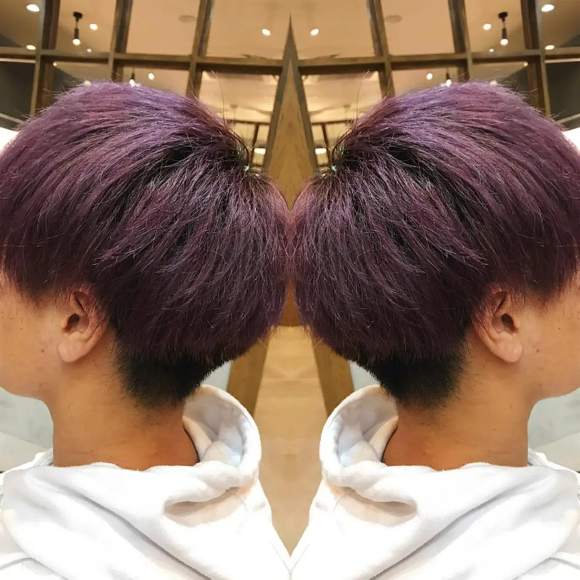 ショート カラー メンズ カット ヘアカラー トリートメント 重政 和樹のヘアスタイル
