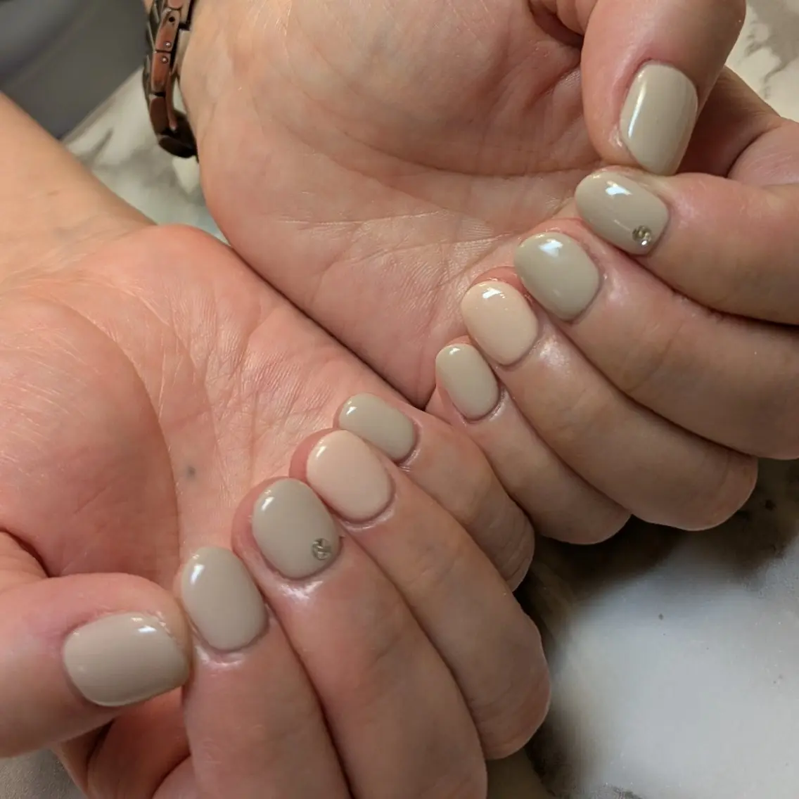 ネイル シンプルネイル ジェヌインネイル 河内のネイルデザイン
